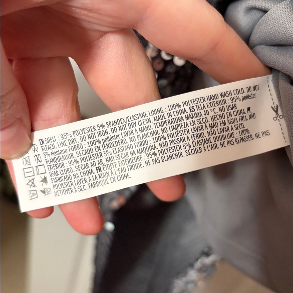 Forever 21 Silver Sequin Dress - Picture 6 of 8